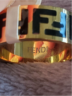 Gold & Black polish finish Beautiful ring size 10